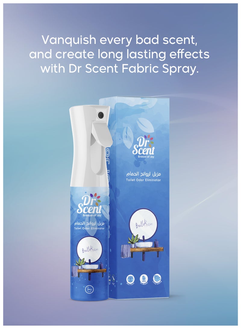 دكتور سينت بخاخ مزيل رائحة المرحاض من Dr Scent Breeze of Joy - تخلص من أقوى روائح المرحاض، برائحة الليمون والليمون الأخضر والزنبق والزنجبيل والمسك، 300 مل  - Image 4