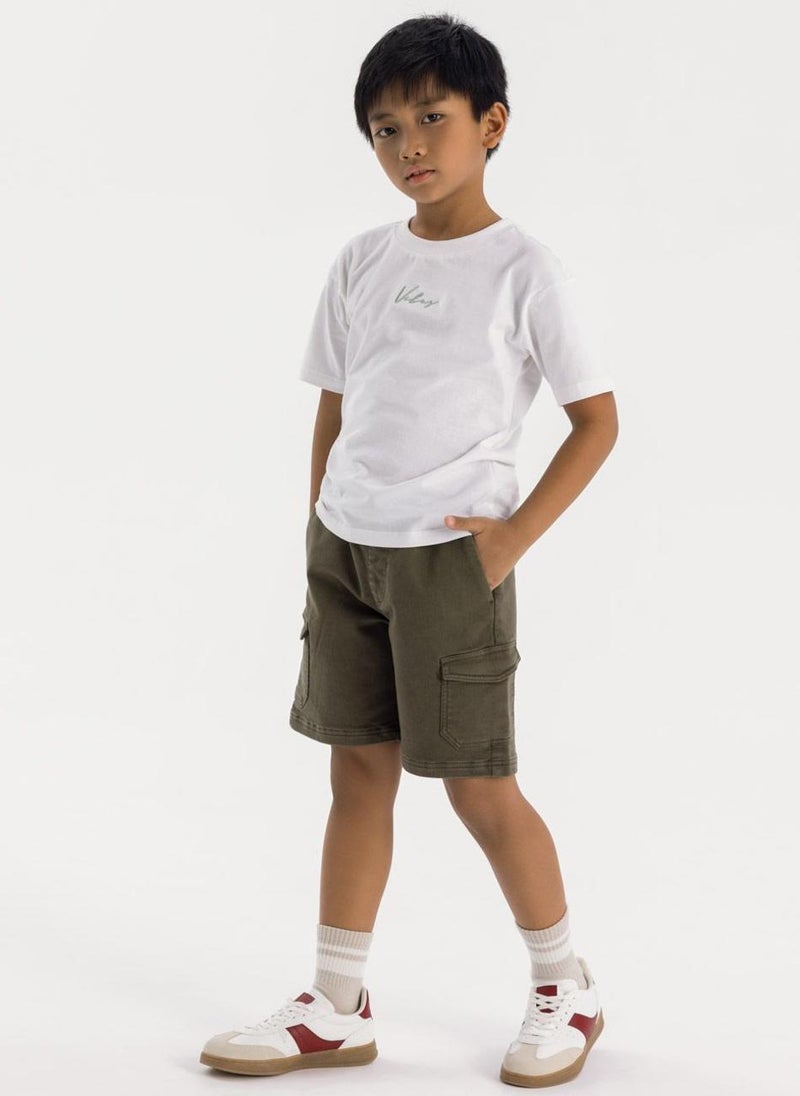 MINOTI Kids Cargo Shorts  - Image 1