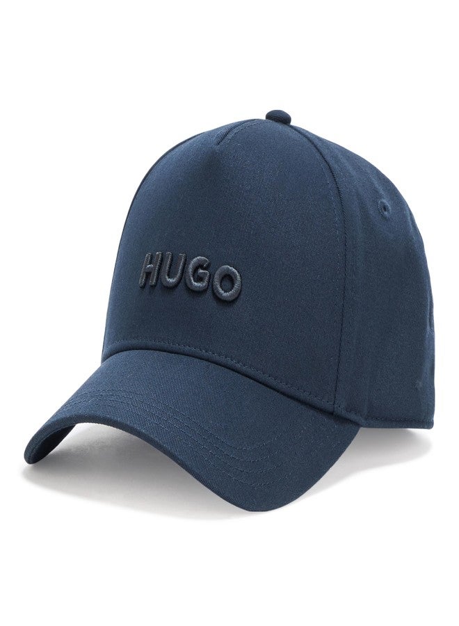 HUGO, Big Logo Cotton Baseball Hat, Navy Shadow, PCE. - Image 1