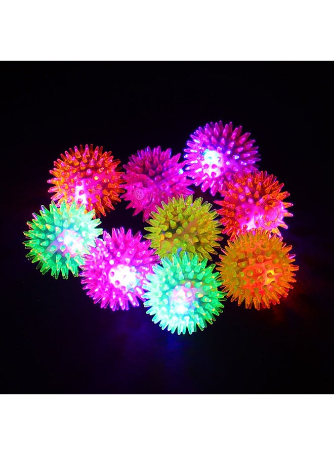 Loquat Flash Elastic Massage Ball Jump Ball Barbed Ball Luminous Massage Ball Pet Toy Stall Night Market Wholesale-Specifications:Diameter 5.5cm - Image 3