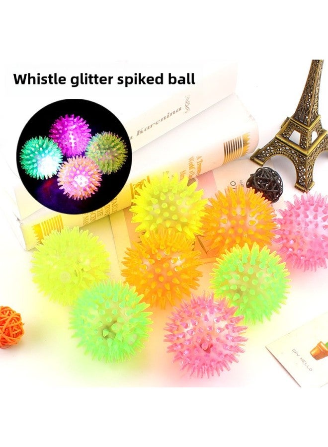 Loquat Flash Elastic Massage Ball Jump Ball Barbed Ball Luminous Massage Ball Pet Toy Stall Night Market Wholesale-Specifications:Diameter 5.5cm - Image 2