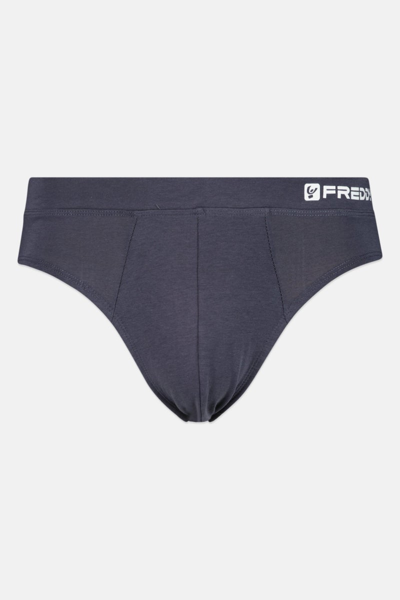 FREDDY Men Brand Logo Brief, Navy - Image 1