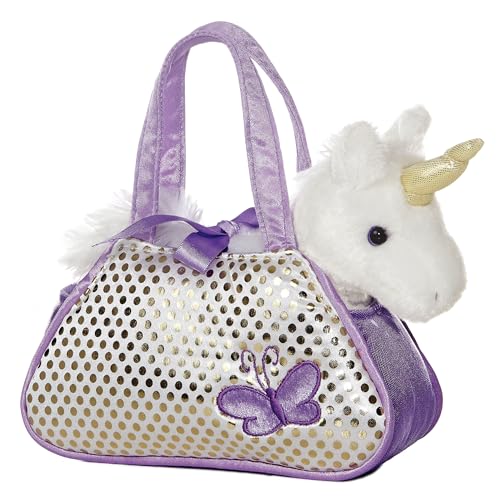 Aurora World Aurora Unicorn Fancy Pals Purse with 8" Unicorn - Image 1