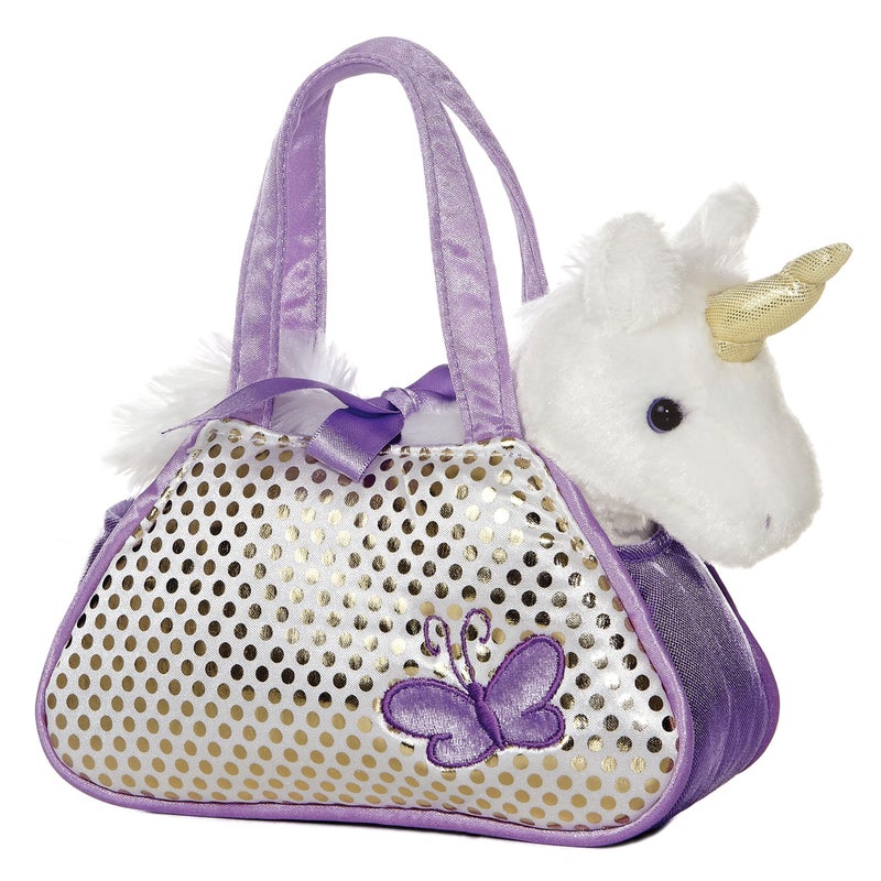 Aurora World Aurora Unicorn Fancy Pals Purse with 8" Unicorn - Image 5