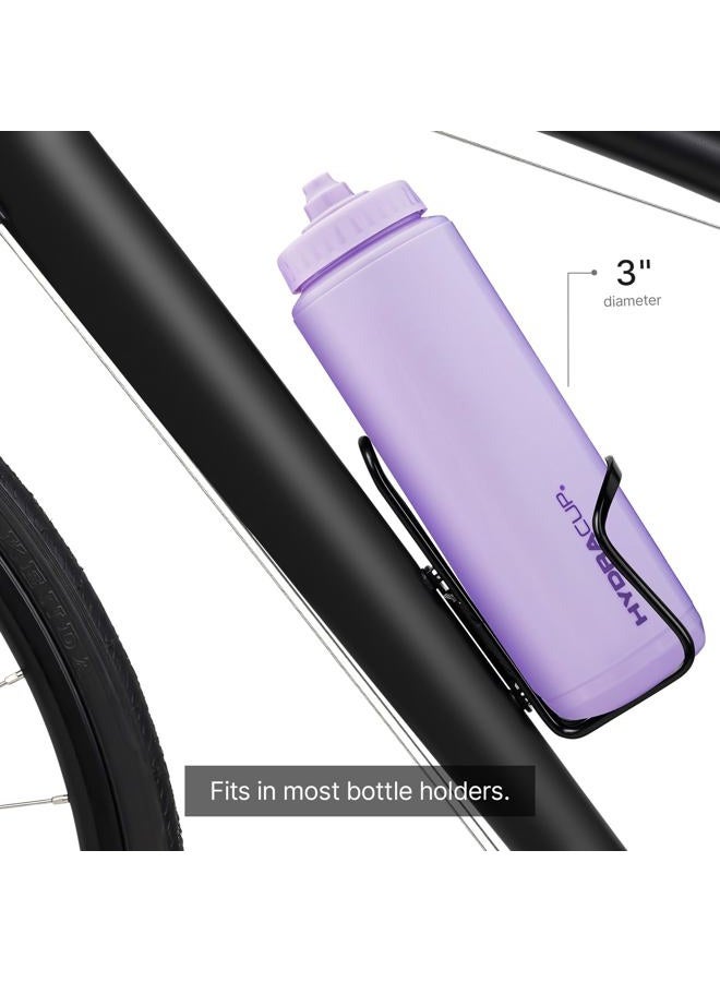 HYDRA CUP Sport [4 Pack] 32 oz Squeeze Water Bottles, Fast Flow Sports Water Bottle, Bike & Cycling Water Bottle, Travel To Go, BPA Free (Bright Colors) - Image 3