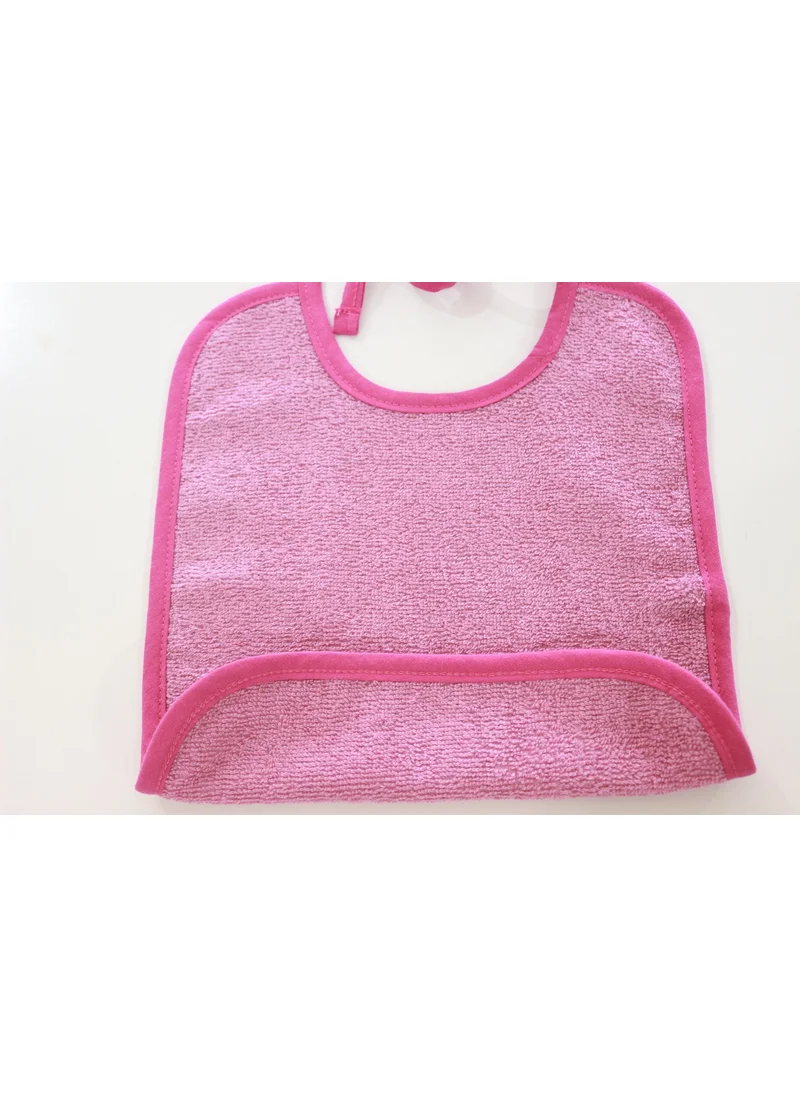اندر هوم Baby Food Bib Curly Bib Cotton Plain Towel Baby Apron