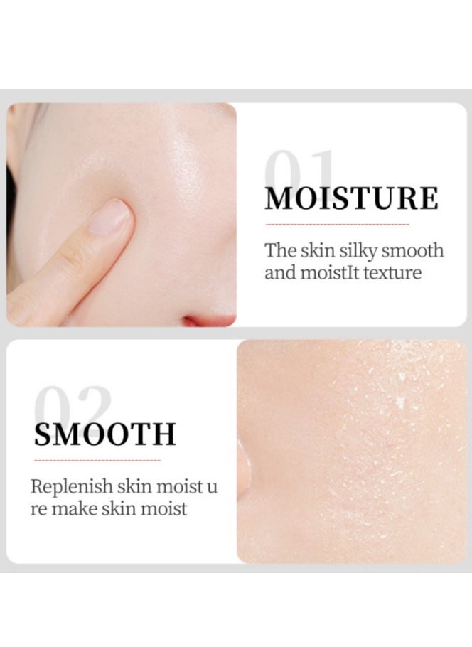 SADOER 6 Packs Goat Milk Silky Moisturizing Facial Sheet Mask Premium Essence Moisturizing Anti-Freckles Whitening   Moisturizing Facial  Mask  - Image 2