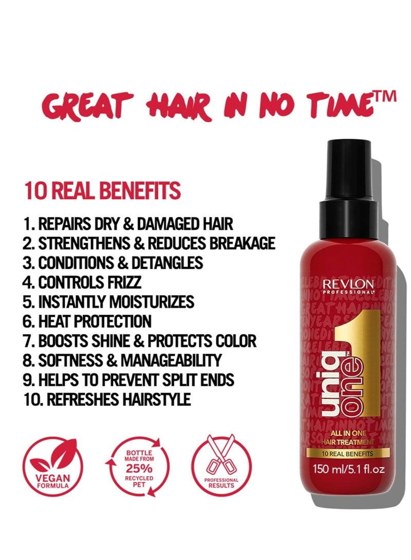 ريفلون بروفيشنال يونيك ون، علاج الشعر، مرطب للشعر، 150 مل - Image 3
