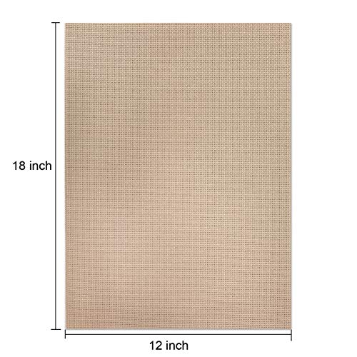 Donmon Aida Cloth 14 Count Cross Stitch Fabric Multi Colored 12×18inch 7Pcs - Image 4