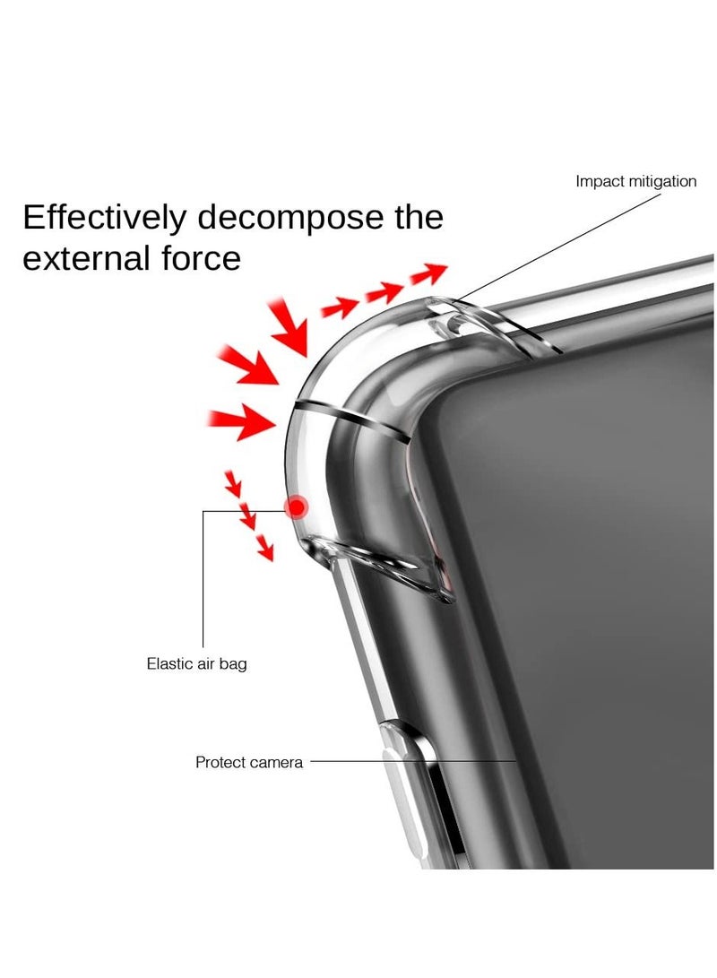 BORTONY Xiaomi 13 Pro Clear Case Cover Shockproof flexible Silicone Bumper Cover Transparent Anti scratch TPU Full Camera Protection designed for Xiaomi 13 Pro - Image 4