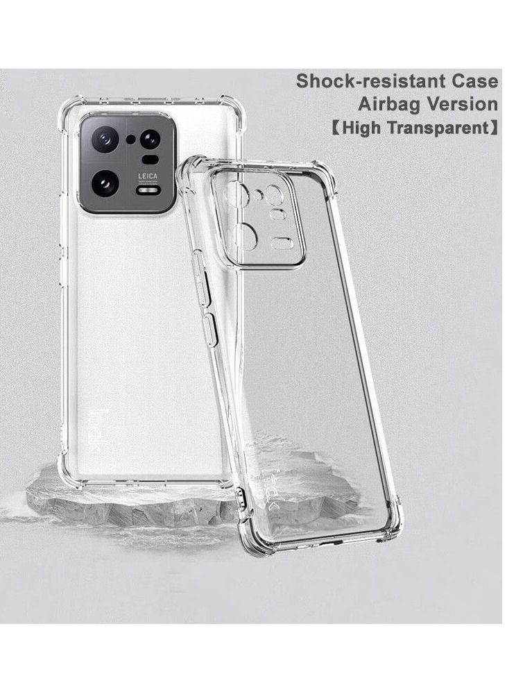 BORTONY Xiaomi 13 Pro Clear Case Cover Shockproof flexible Silicone Bumper Cover Transparent Anti scratch TPU Full Camera Protection designed for Xiaomi 13 Pro - Image 2