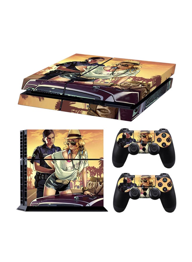 فلاش هوك Flashhawk Gaming Console And Controller Skin Sticker For Playstation 4