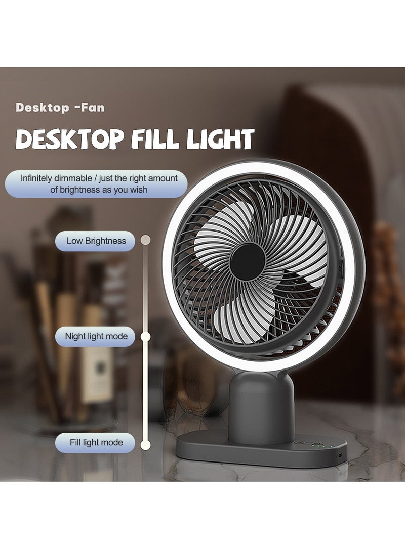 Sunhome USB Desk Fan, Small But Powerful, Personal Portable Quiet 3 Speeds, Adjustment Mini Table Desktop for Better Cooling Home Office Car Indoor  - Image 3