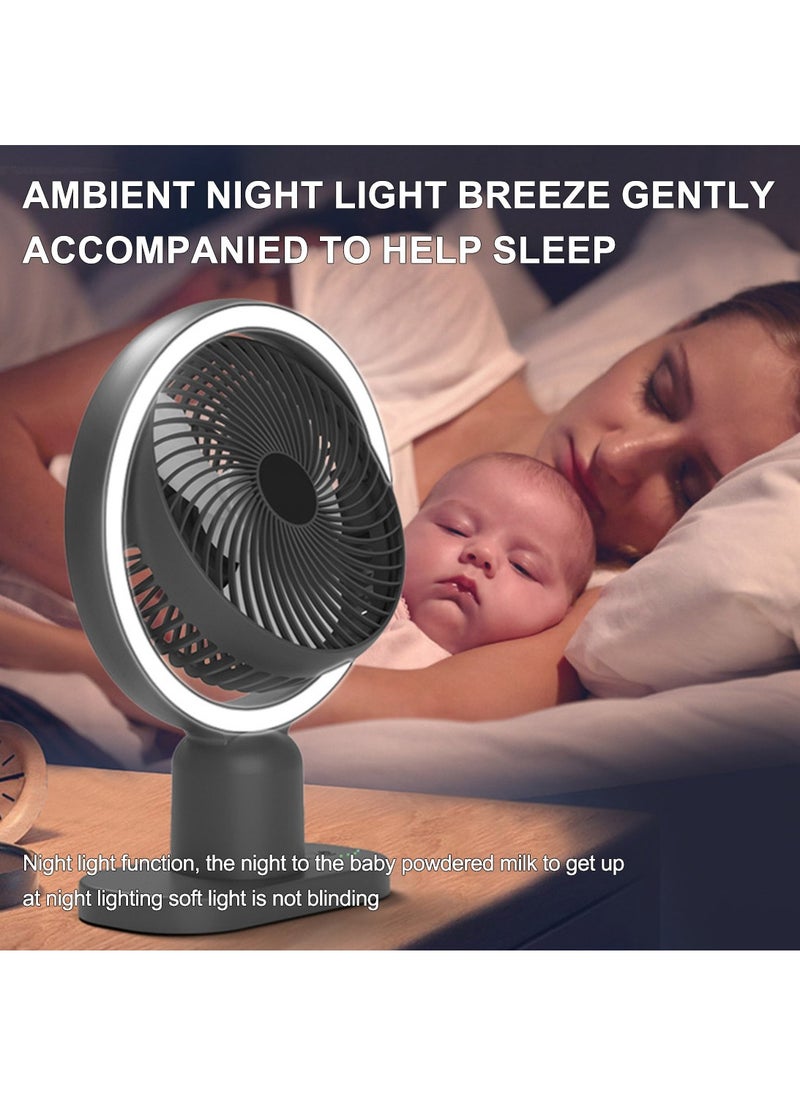 Sunhome USB Desk Fan, Small But Powerful, Personal Portable Quiet 3 Speeds, Adjustment Mini Table Desktop for Better Cooling Home Office Car Indoor  - Image 5