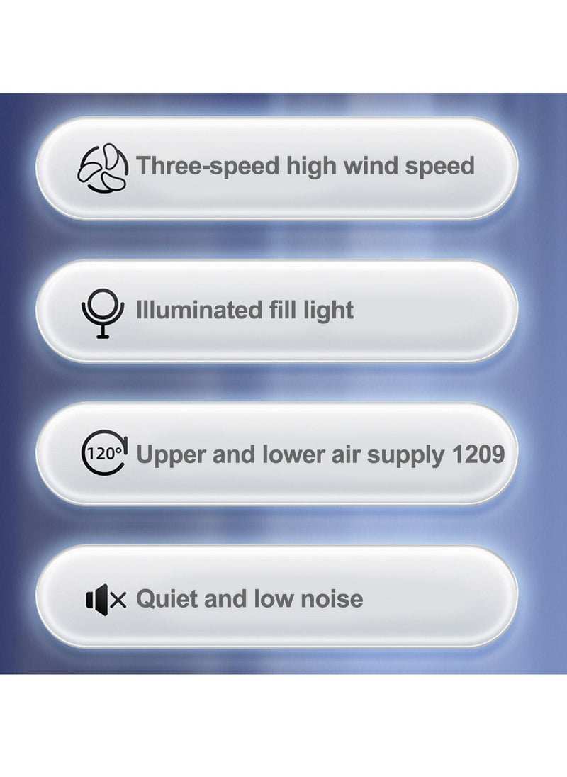 Sunhome USB Desk Fan, Small But Powerful, Personal Portable Quiet 3 Speeds, Adjustment Mini Table Desktop for Better Cooling Home Office Car Indoor  - Image 4