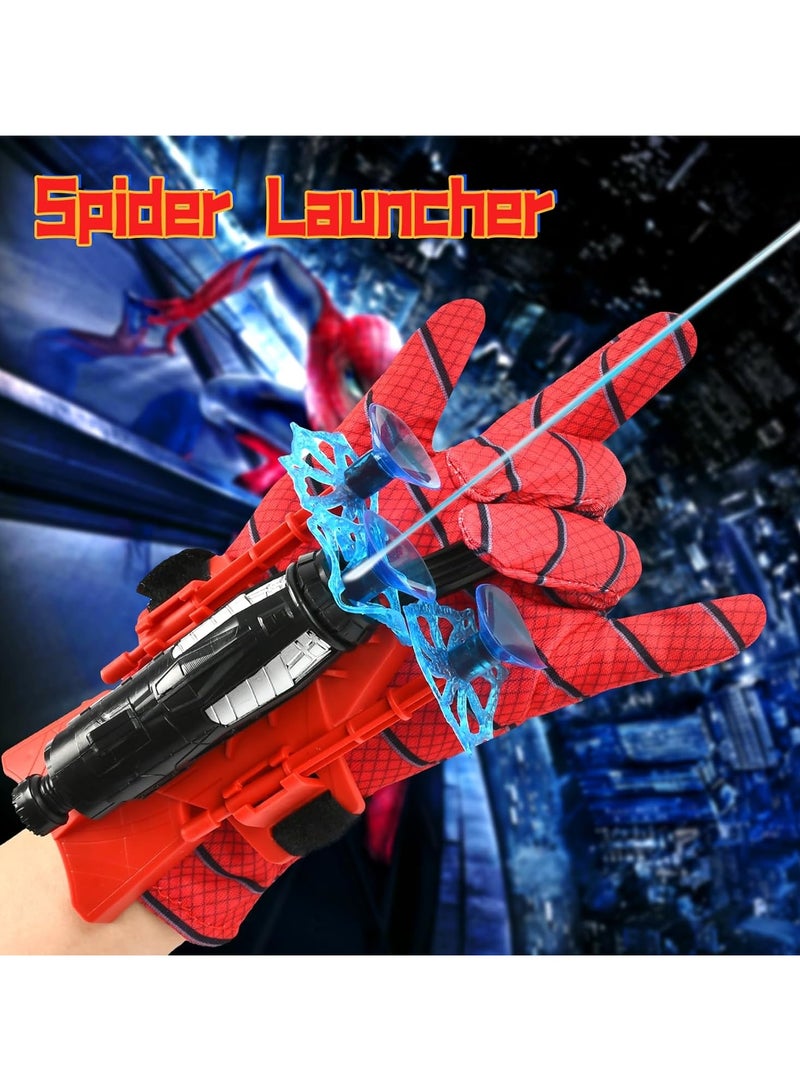 Generic Spider Web Shooter Toy Glove for Kids – Superhero Web Launcher Roleplay Set with Gloves, Darts & Wristband – Spiderman Style Web Shooting Kit for Boys & Girls – Outdoor & Indoor Action Toy Gift - Image 5