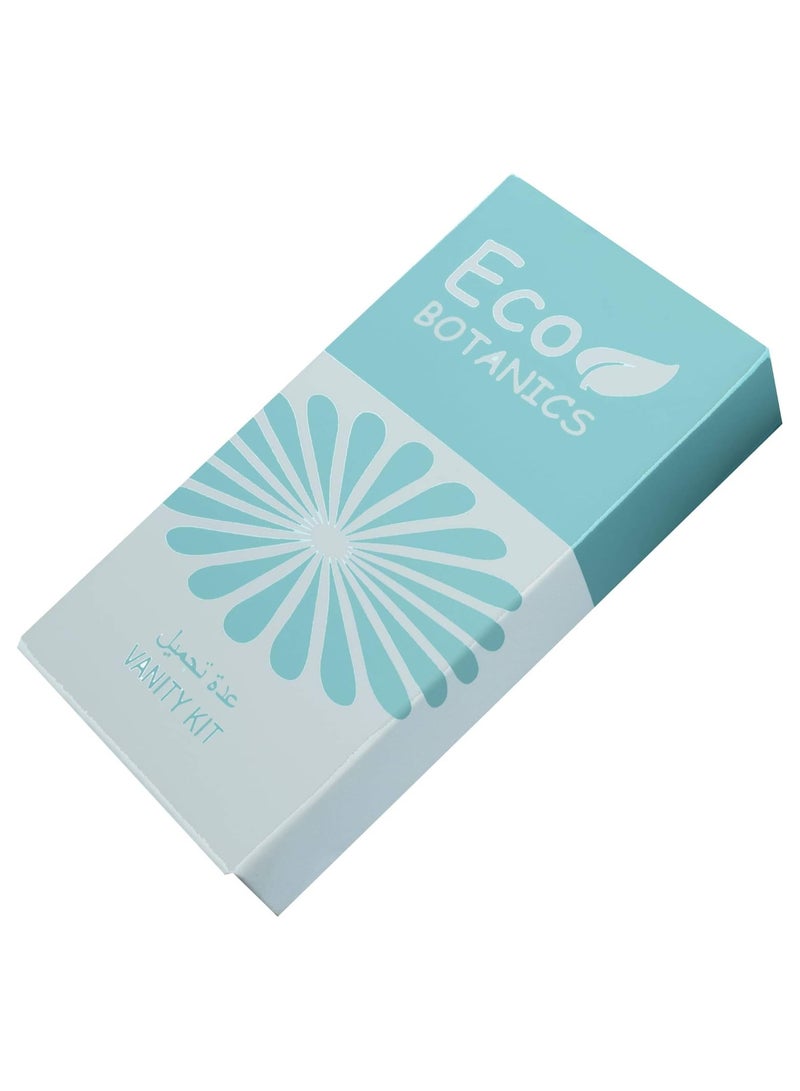 Eco Botanics 150-Piece Vanity Kit – Travel-Friendly Cotton Pads & Swabs for Personal Care - Image 4