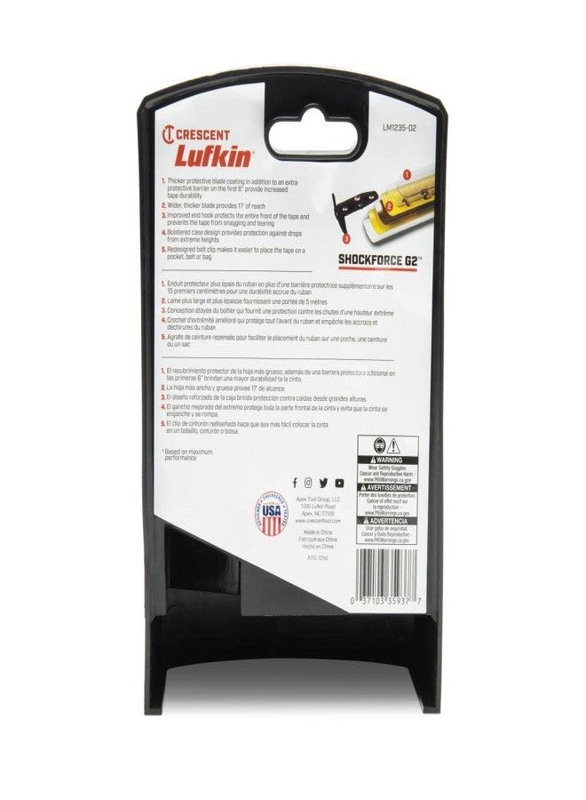 Lufkin - Gen 2 Shockforce Tape, Magnetic, 35' (LM1235-02) - Image 3