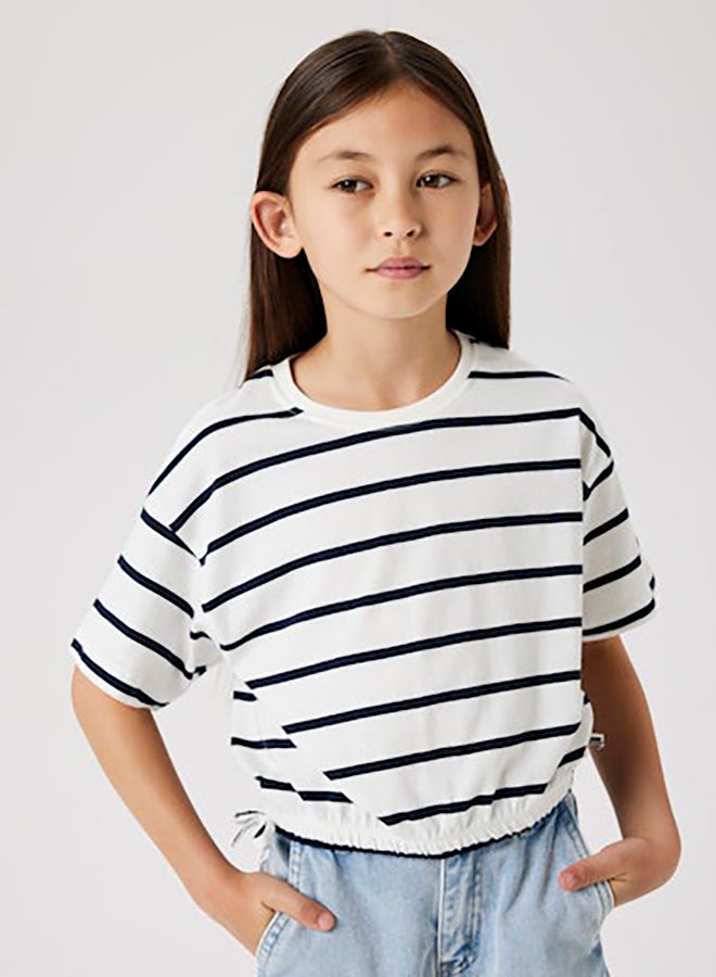 NAME IT Name It Kids Girls Funion Cropped Boxy T-Shirt  - Image 5