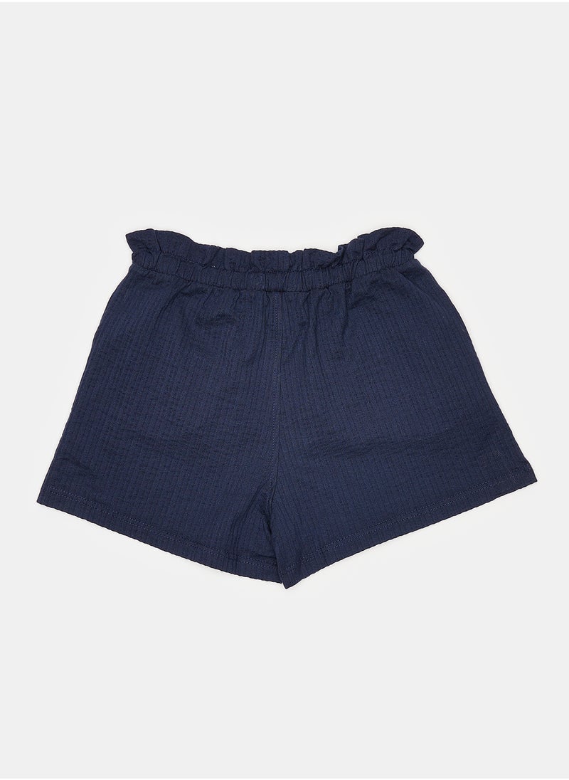 Okaidi Blue Shorts for Girls  - Image 2