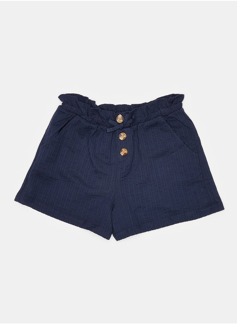 Okaidi Blue Shorts for Girls  - Image 1