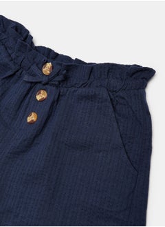 Okaidi Blue Shorts for Girls  - Image 3