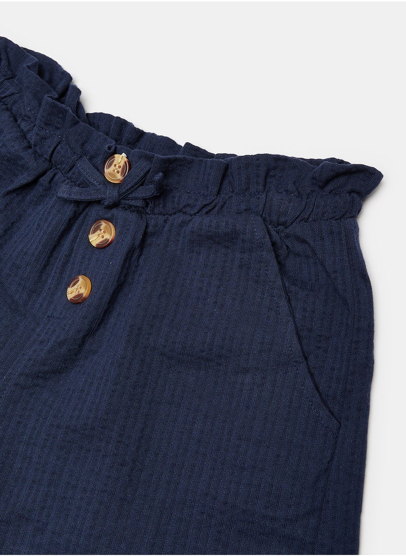 Okaidi Blue Shorts for Girls  - Image 3