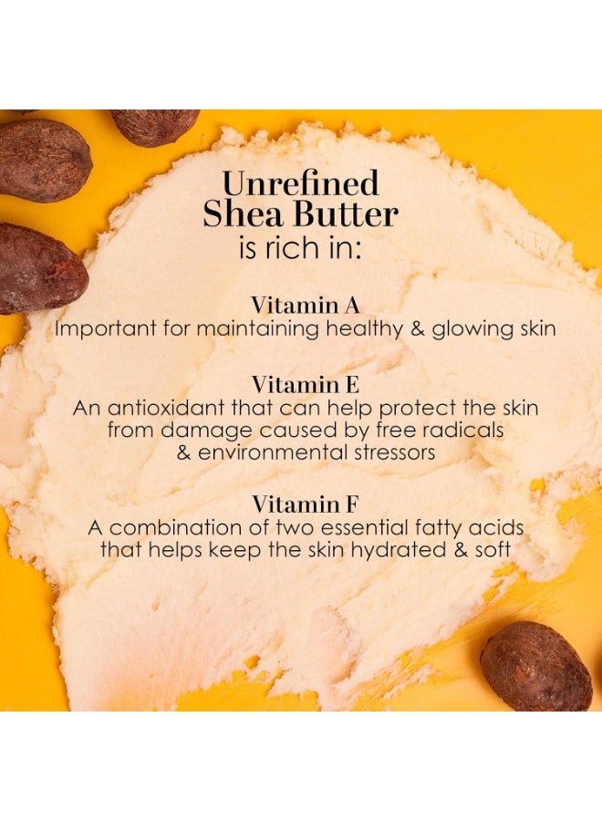 Better Shea Butter Raw Shea Butter - 100% Pure African Shea Butter for Hair and Body | with Natural Smoky Scent | Unrefined Moisturizer for Dry Skin, DIY Lip Balm, Body Butter, Lotion Bars- 8 oz Jar - Image 4