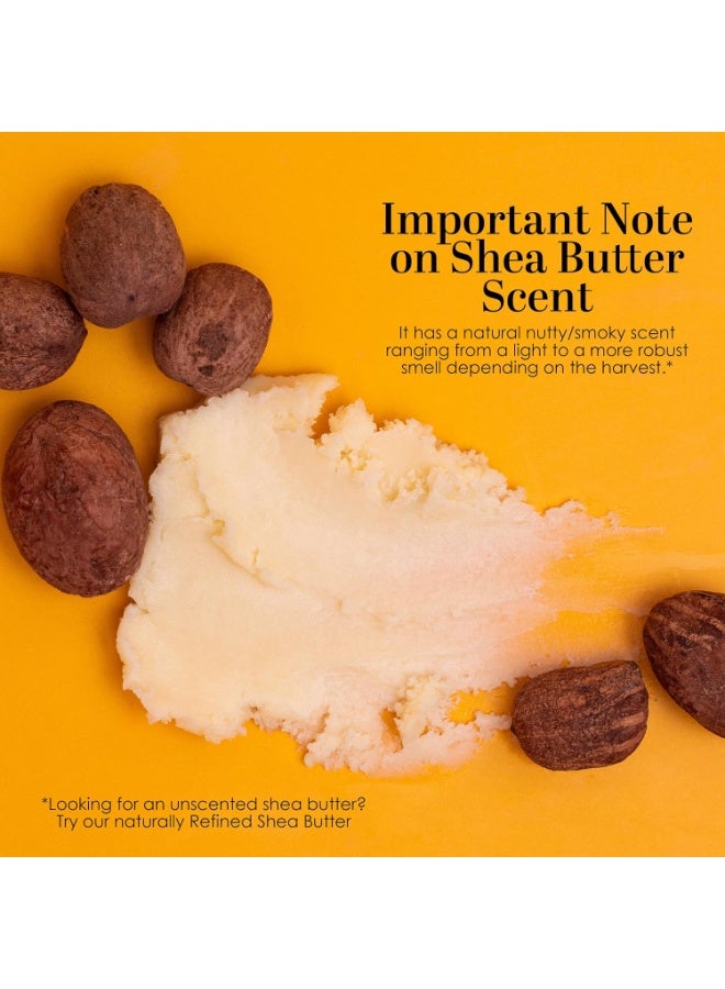 Better Shea Butter Raw Shea Butter - 100% Pure African Shea Butter for Hair and Body | with Natural Smoky Scent | Unrefined Moisturizer for Dry Skin, DIY Lip Balm, Body Butter, Lotion Bars- 8 oz Jar - Image 5
