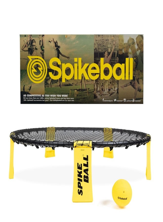 Spikeball سبايك بول مجموعة اللعبة الأصلية 1-كرة - ألعاب خارجية، في الحديقة والتخييم - تشمل الكرة، الشبكة، حقيبة سحب وكتاب القواعد - Image 1