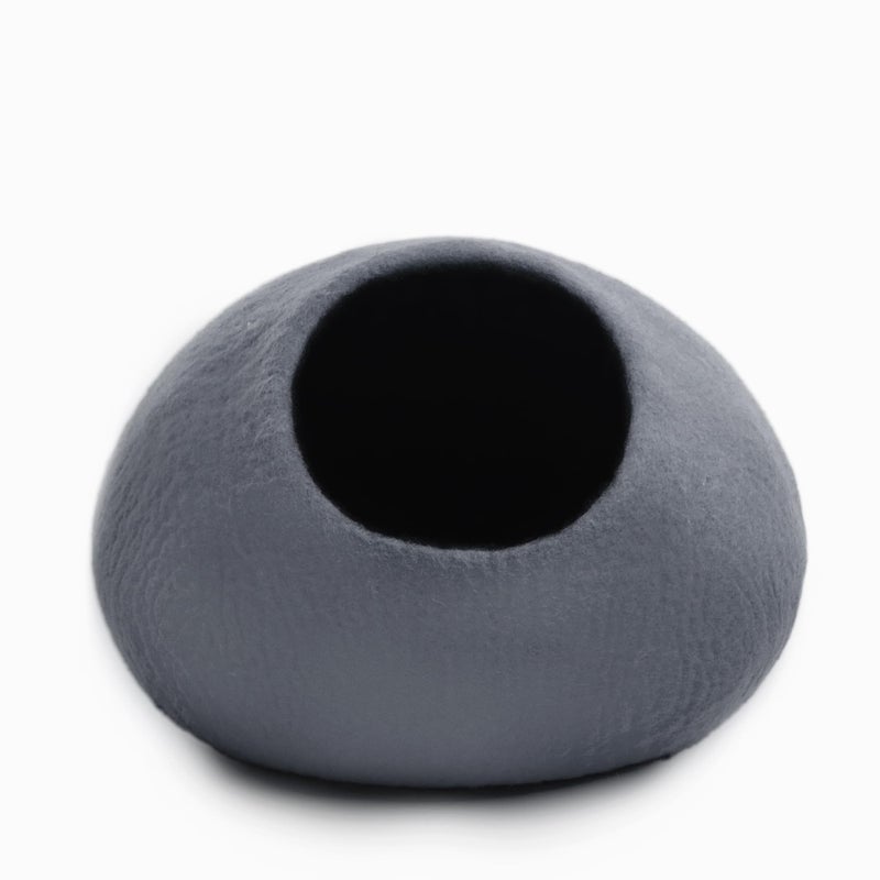 Woolygon Premium Wool Cat Cave Bed - Felt Cat Cave Handmade from 100% Merino Wool, Pet Friendly Felt Cat Bed for Indoor Cats and Kittens - Image 4