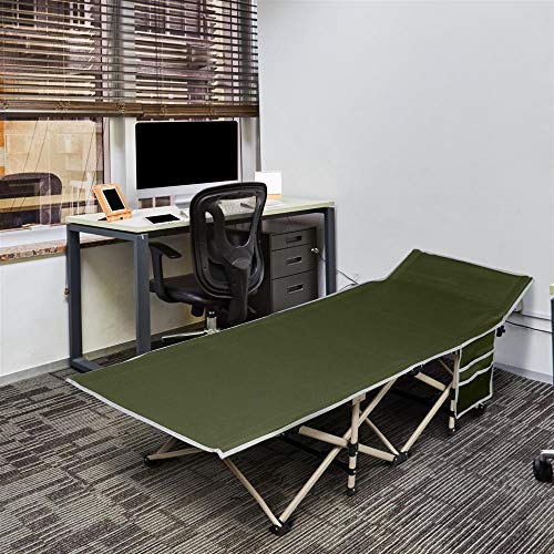 Delavala Folding Camping Cot with Carry Bag, Portable and Lightweight Bed for Adults or Kids - Image 2
