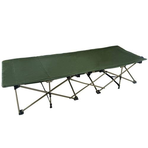 Delavala Folding Camping Cot with Carry Bag, Portable and Lightweight Bed for Adults or Kids - Image 1