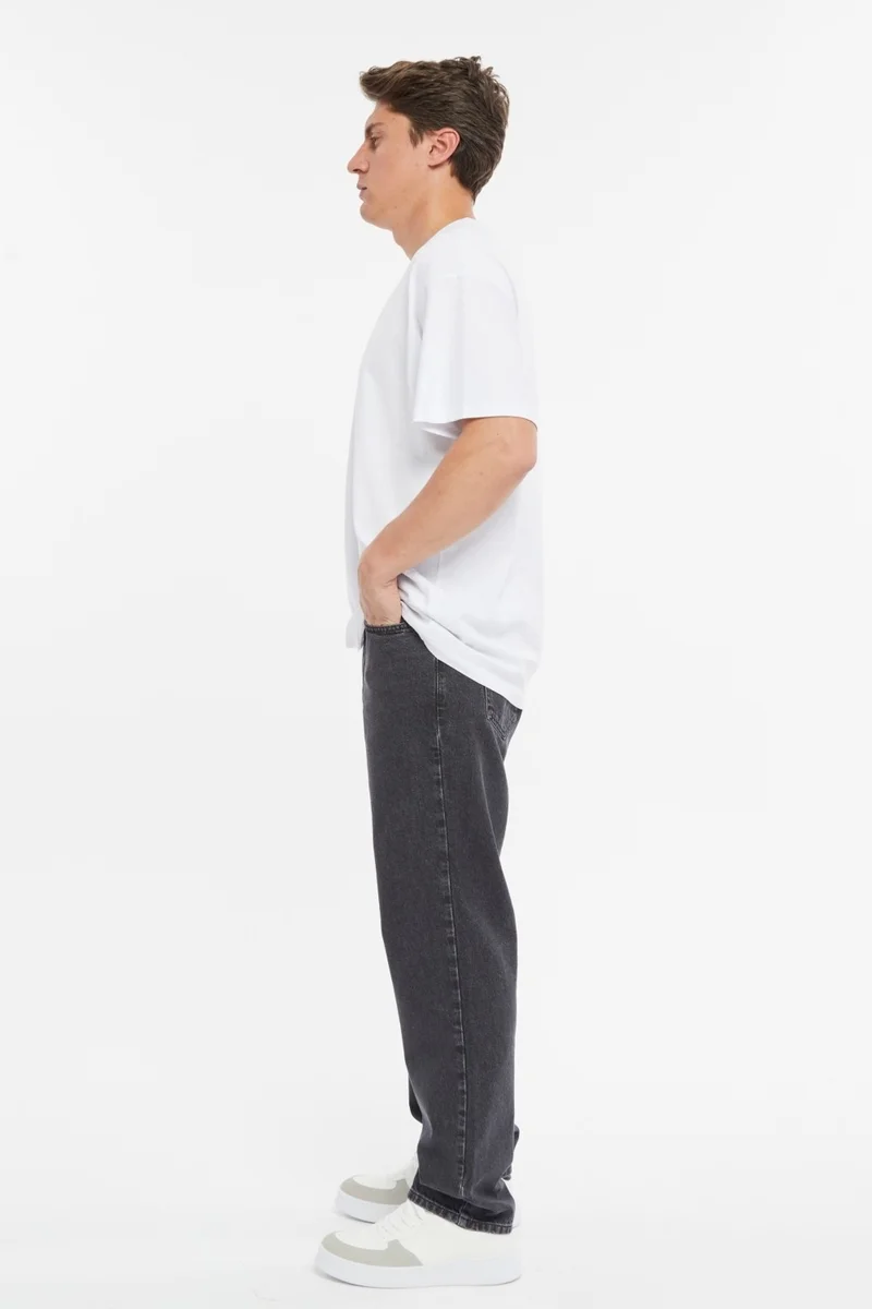 Cedy Denim Men's High Waist Loose Cut Baggy Loose Fit Jean PANTS-C352