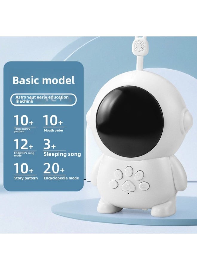 null - Astronaut Baby Story Machine Children's Song Player Baby Learning Early Education Machine Toys 0 To 3 Years Old-Color:(gift Box Basic Version) Astronaut Story Machine: Hd Sound Quality - 6 Modes - Image 1
