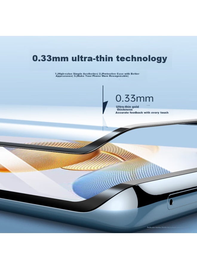 Koolife Tempered Glass Screen Protector For Honor 90, Huawei Honor 90 Phone Film Protective Cover, Curved Screen Full Coverage High Definition Film, Shatterproof, Anti-fingerprint - Image 2