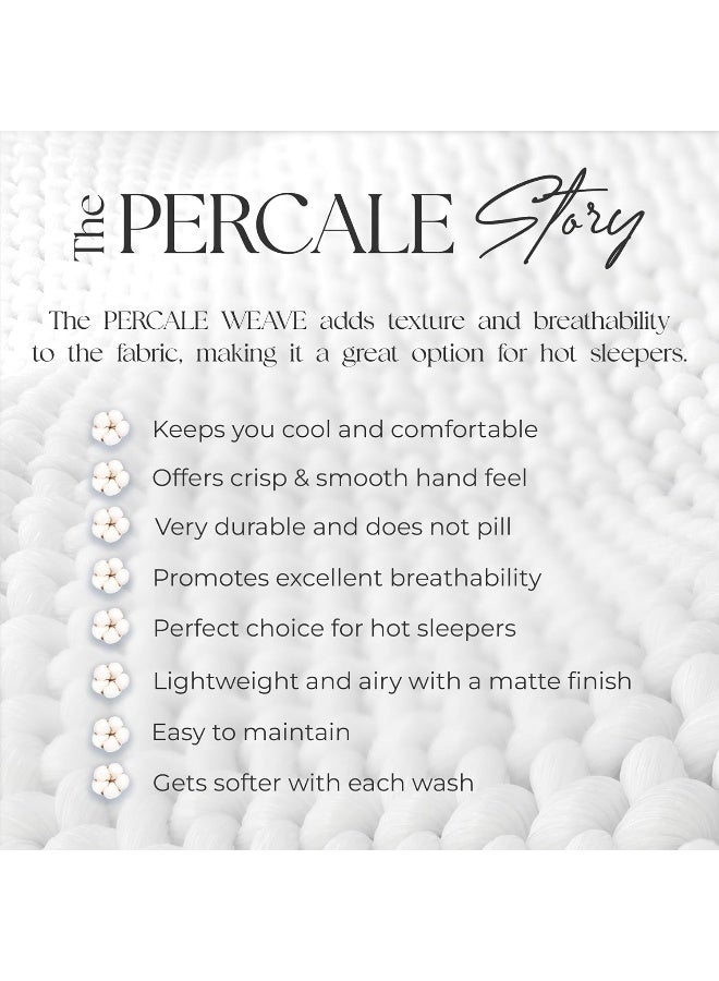 Purity Home Full Bed Sheet Set, 400TC 100% Cotton Bed Sheets, 4Pc Hotel Quality Pistachio Sheet Set, Skin Friendly Cooling Bed Sheets with Deep Pockets, Hotel Luxury Sheets for Full Bed - Image 5