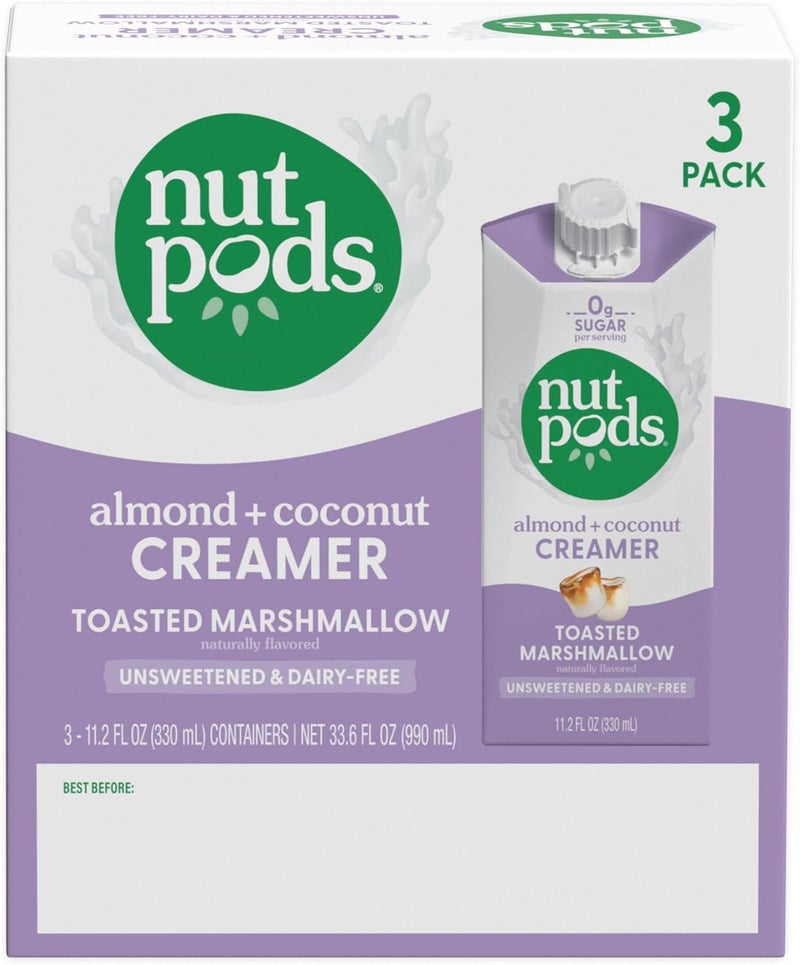 nutpods Toasted Marshmallow Coffee Creamer - 3-Pack - Image 3