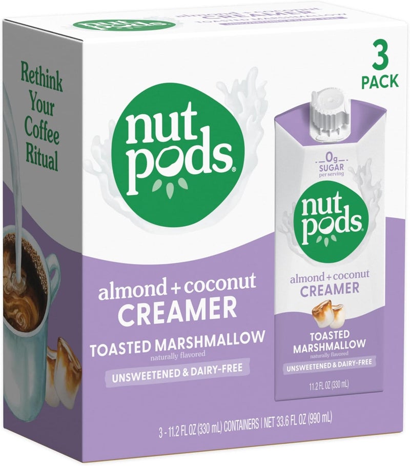 nutpods Toasted Marshmallow Coffee Creamer - 3-Pack - Image 1