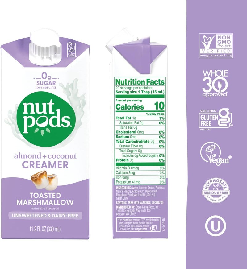 nutpods Toasted Marshmallow Coffee Creamer - 3-Pack - Image 2