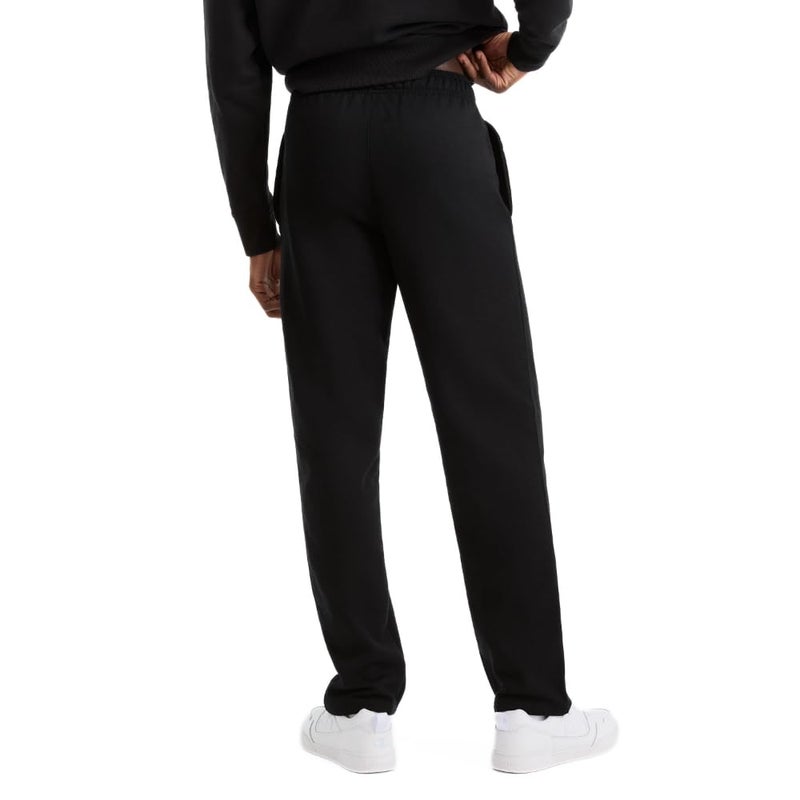 Champion Mens Sweatpants, Fleece, Open-Bottom (Reg. Or Big & Tall), Black C Patch Logo, Large Tall US - Image 2