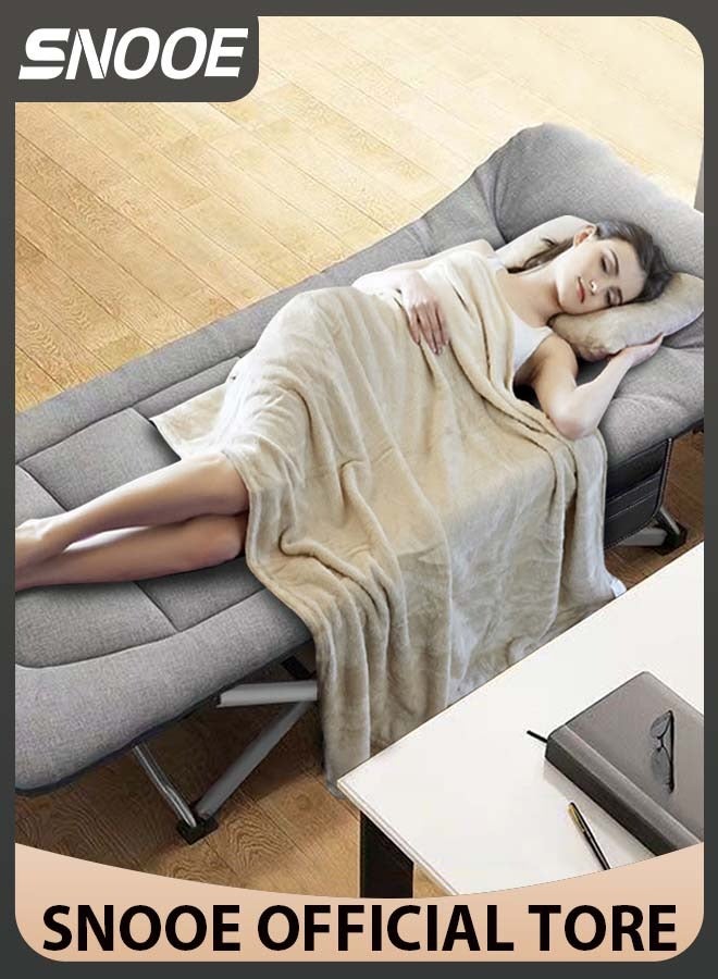 Snooe Outdoor Camping Portable Comfortable Folding Soft Bed Suitable for Indoor, Outdoor, Camping - Image 1