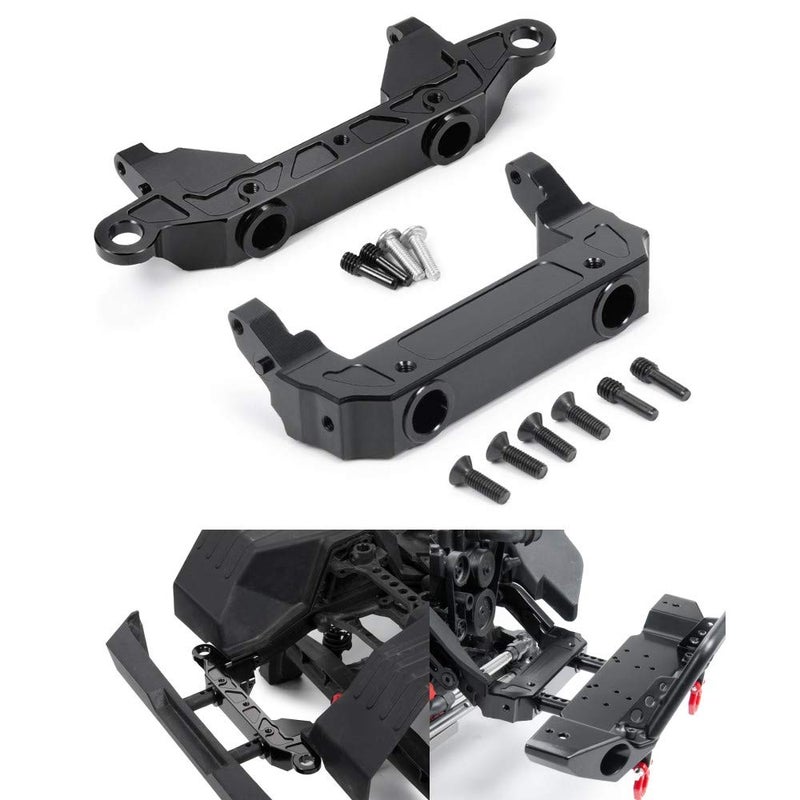 RCLIONS FrontRear Bumper Mount Servo Stand Aluminum Alloy for AXIAL SCX10 III AXI03007 Bronco Wrangler 110th RC Crawler Car - Image 3