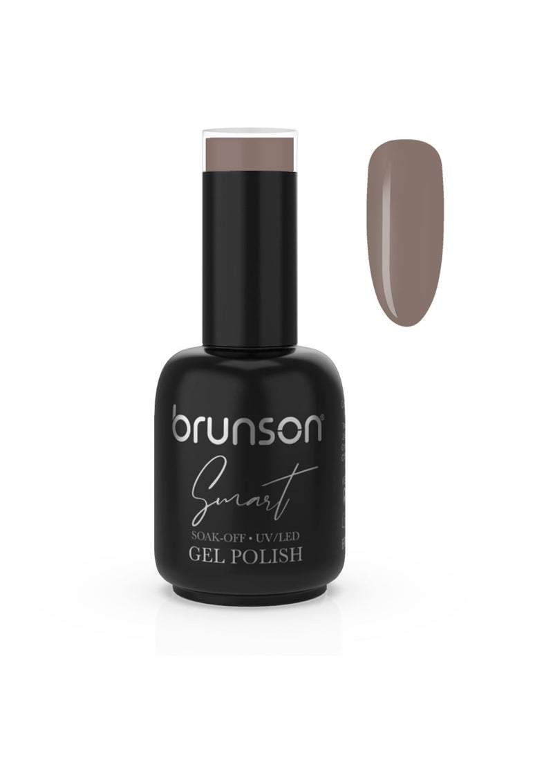 brunson - Gel Polish, 15ml Smart Gel Nails Glossy Shine Finish Long Lasting Soak off UV Gel Nal Polish for Nail Art French Manicure Pedicure Salon Quality Chip Resistant Gel Nail Extensions UV Gel Nail Paint - Image 1