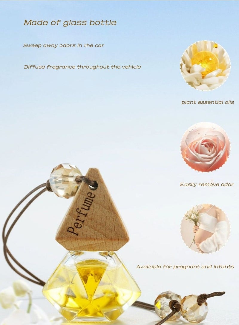 Car Perfume Pendant, High-End Long-Lasting Light Fragrance, Car Interior Accessories, Aromatherapy Ornaments, Essential Oil Pendant - Image 4