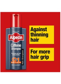 Alpecin Pack Of 2 Hair Loss Caffeine Shampoo 2 x 250ml  - Image 2