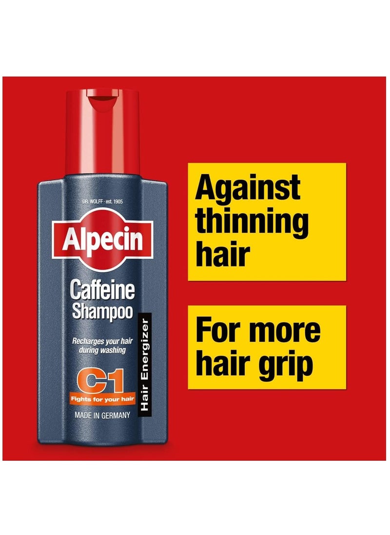 Alpecin Pack Of 2 Hair Loss Caffeine Shampoo 2 x 250ml  - Image 2