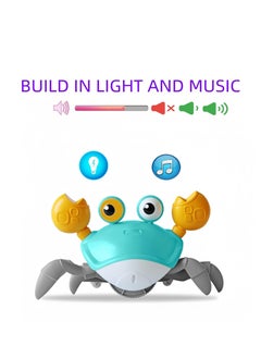 ARCOON Rechargeable Crawling Crab Baby Toy With,Fantastic Creatures Toys Infant Sensory Tummy time Toys Babies boy Girl for 36 Months to 15 Years Learning to Crawl Walking Toddler Gifts (Green)  - Image 2
