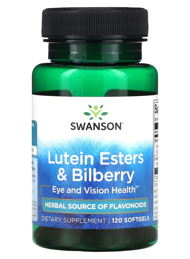 SWANSON Lutein Esters & Bilberry 120 Softgels