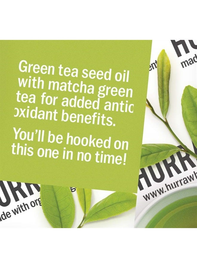 Hurraw! Green Tea Lip Balm, 2 Pack: Organic, Certified Vegan, Cruelty and Gluten Free. Non-GMO, 100% Natural Ingredients. Bee, Shea, Soy and Palm Free. Made in USA - Image 2